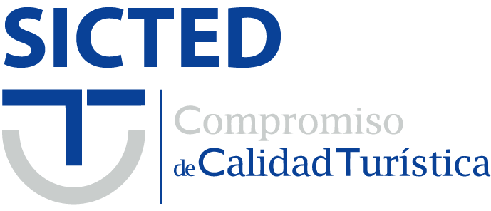 Logo Sicted compromiso de calidad turística. Turismo de Calasparra